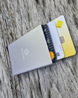 RFID Hard Wallet - Silver