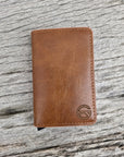Buy Water-Resistant Brown Leather Wallet in Australia