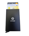 Black RFID Hard Wallet with 8 Card Capacity